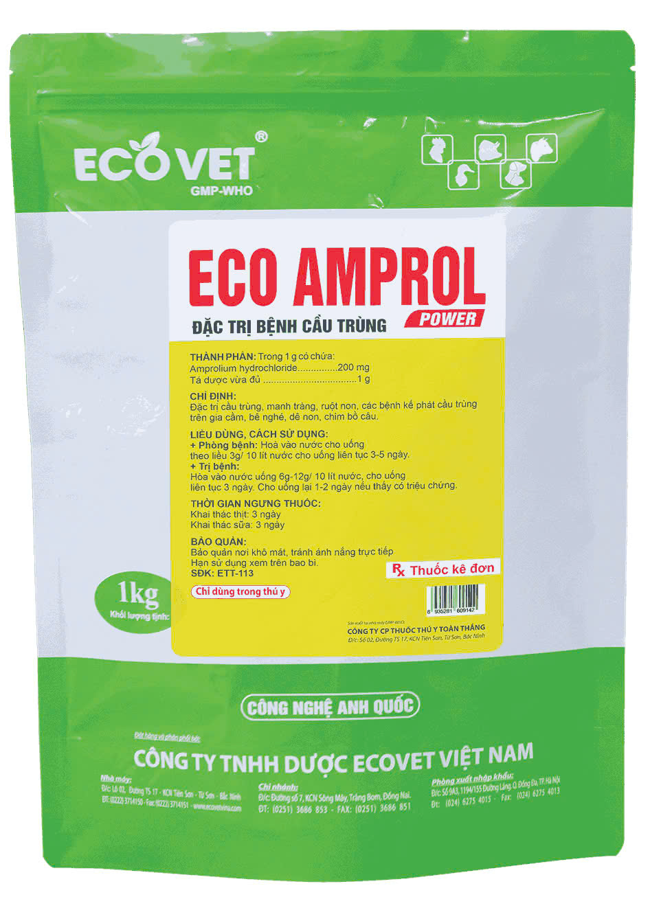 Thuốc bột Eco Amprol Power